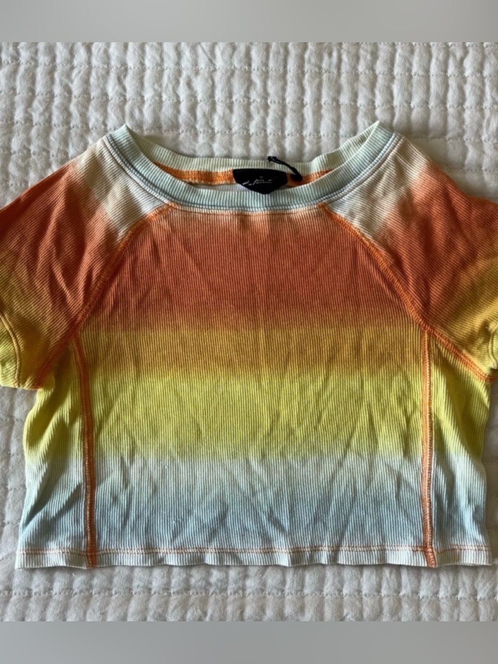 Urban Outfitters Out from Under Ombre Ribbed Baby Tee XS